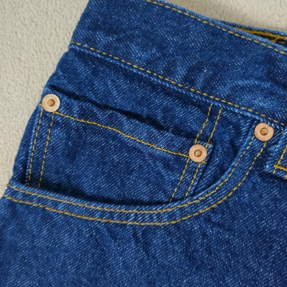 Vintage Levis 517 Jeans Mens 36x32 Blue Bootcut Fit Medium Wash Denim - Picture 6 of 11